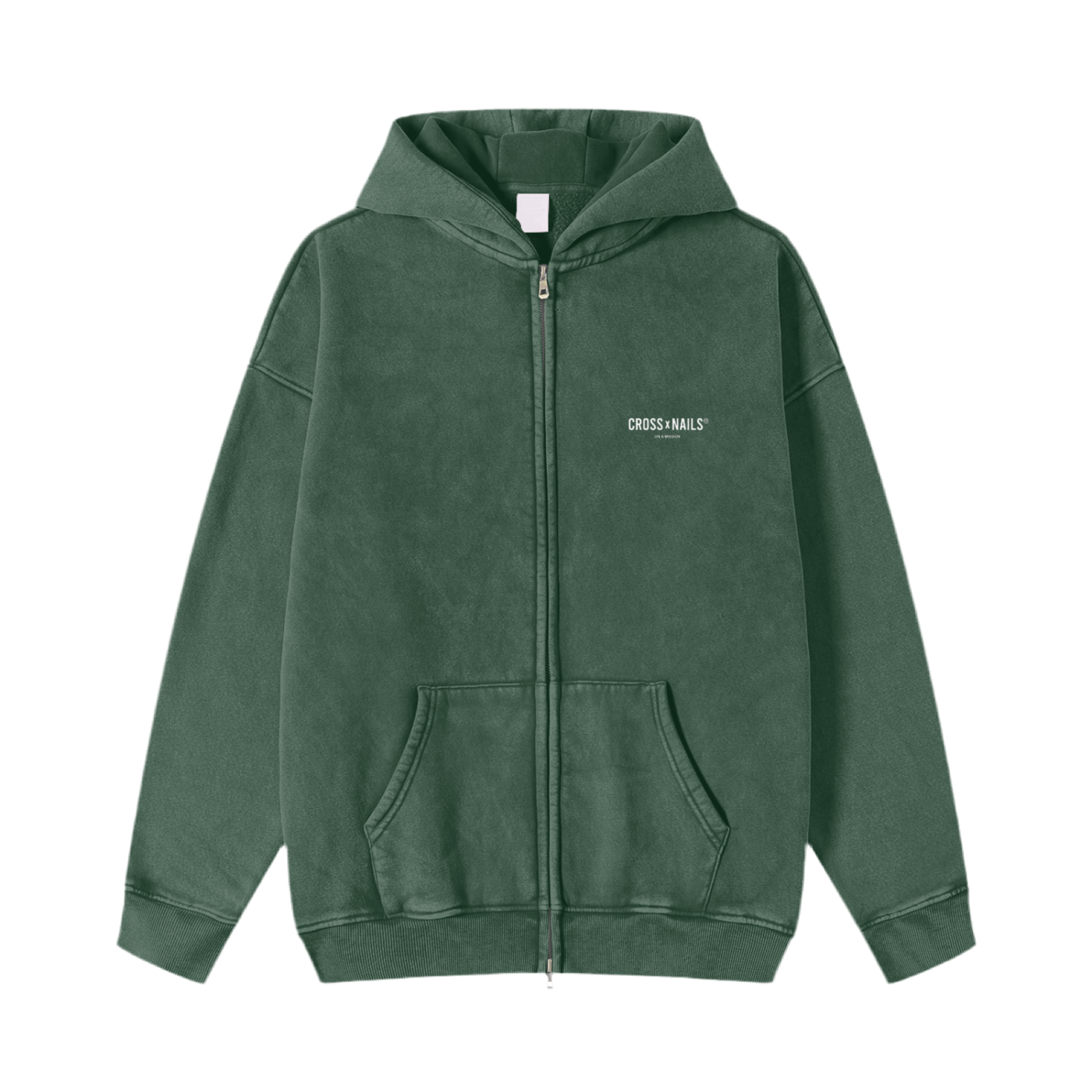 Crossxnails Zip-Through Hoodie