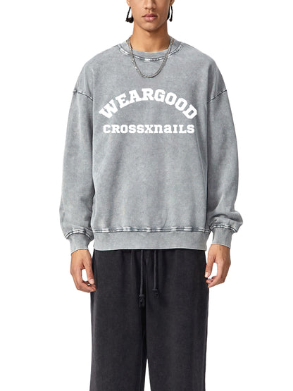 Crossxnails Weargood Oversize Sweatshirt - Crossxnails Weargood