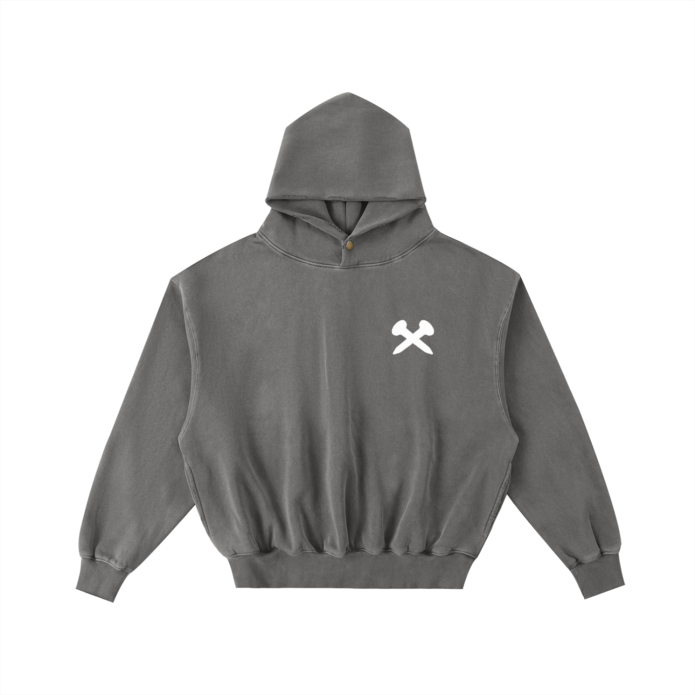 Crossxnails Oversized Washed Hoodie
