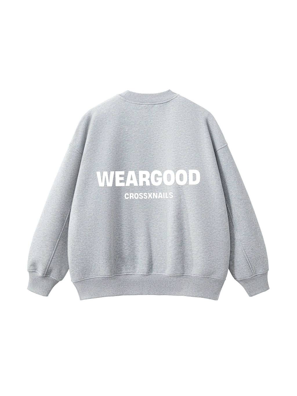 Crossxnails Fleece Side Slit Crewneck by Crossxnails Weargood