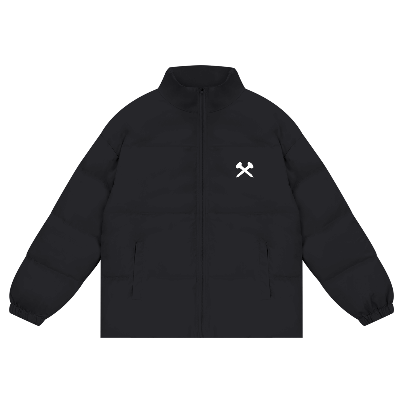Zipper Puffer Jacket - Crossxnails Weargood