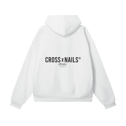 Oversize Heavyweight Hidden Pocket Fleece Hoodie - 460 GSM - Crossxnails Weargood