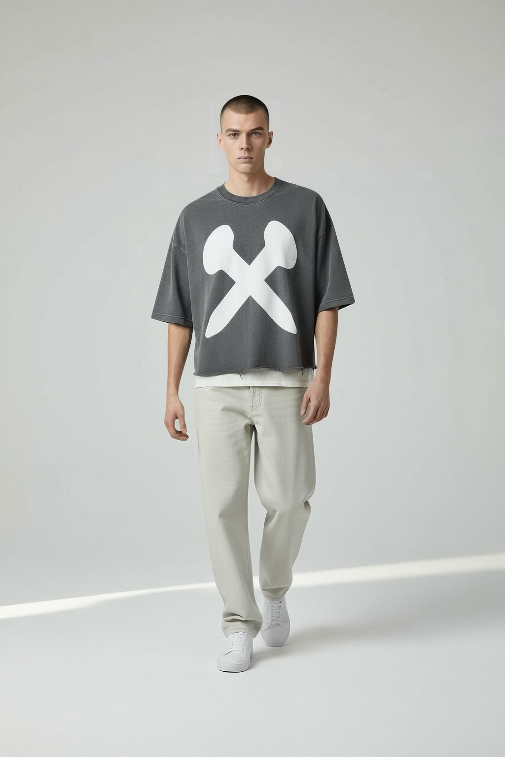 Crossxnails Tribulation Boxy T-shirt by Crossxnails Weargood