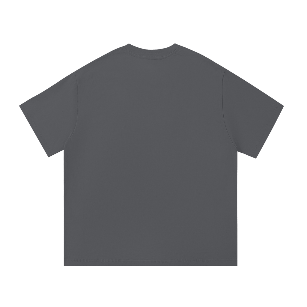 Back view of the Crossxnails Xssential T-Shirt in gray, showcasing its unisex regular-fit style.