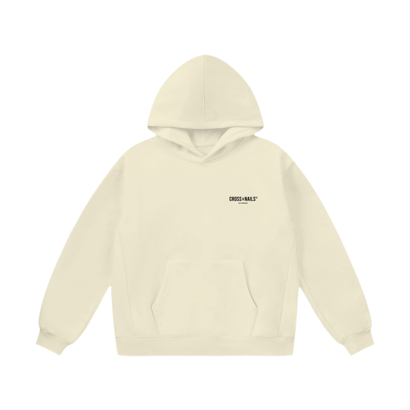 Crossxnails Oversized Streetwear Hoodie - Crossxnails Weargood