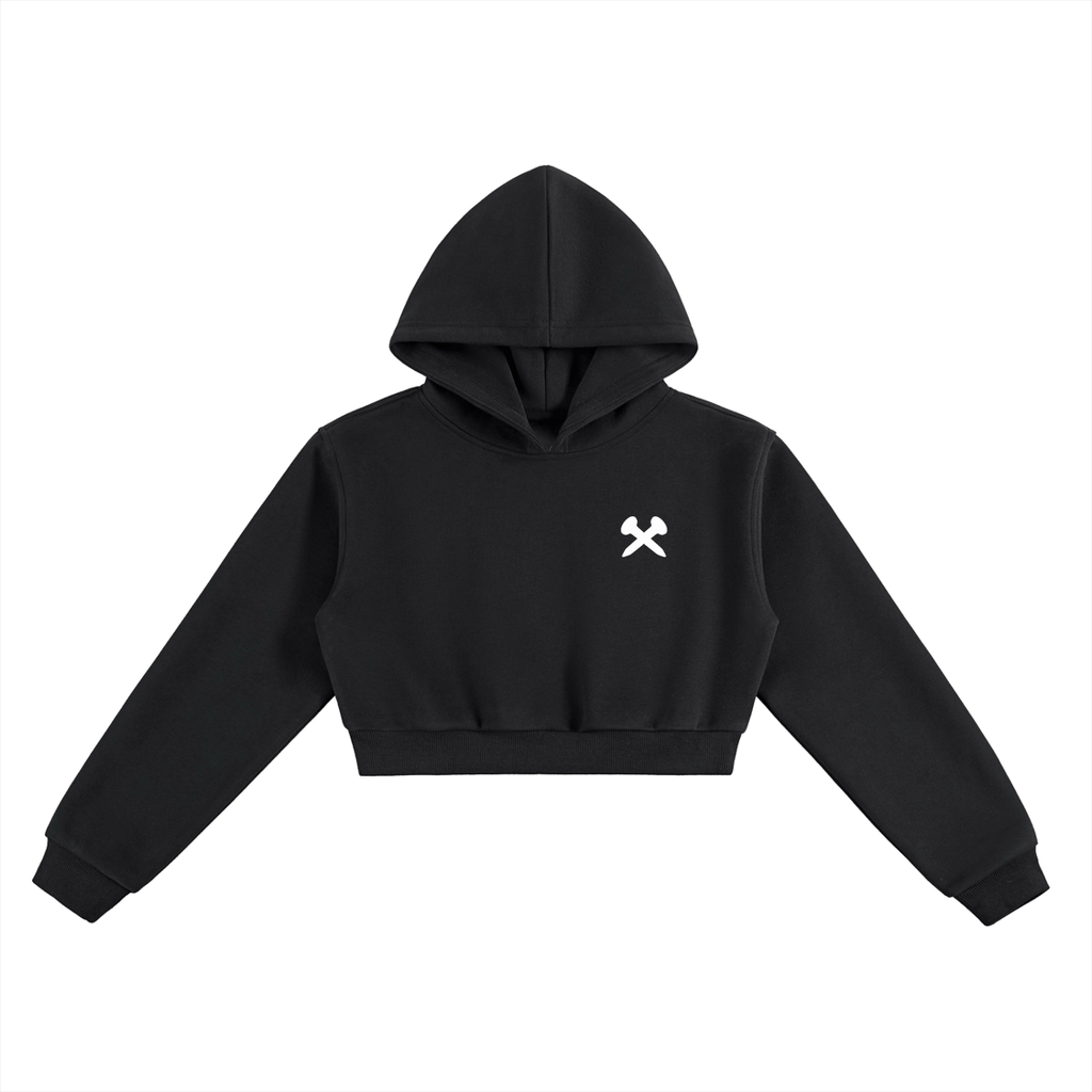 Crossxnails Cropped Hoodie by Crossxnails Weargood