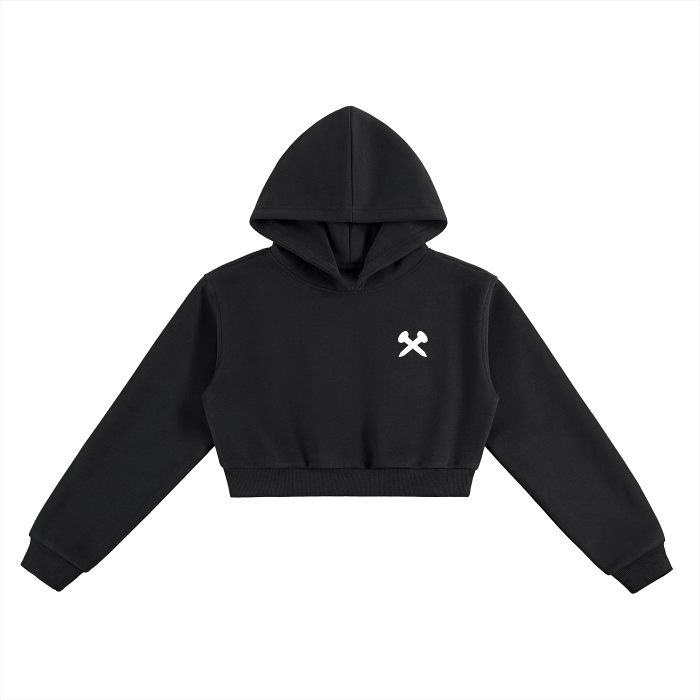 Crossxnails Cropped Hoodie by Crossxnails Weargood