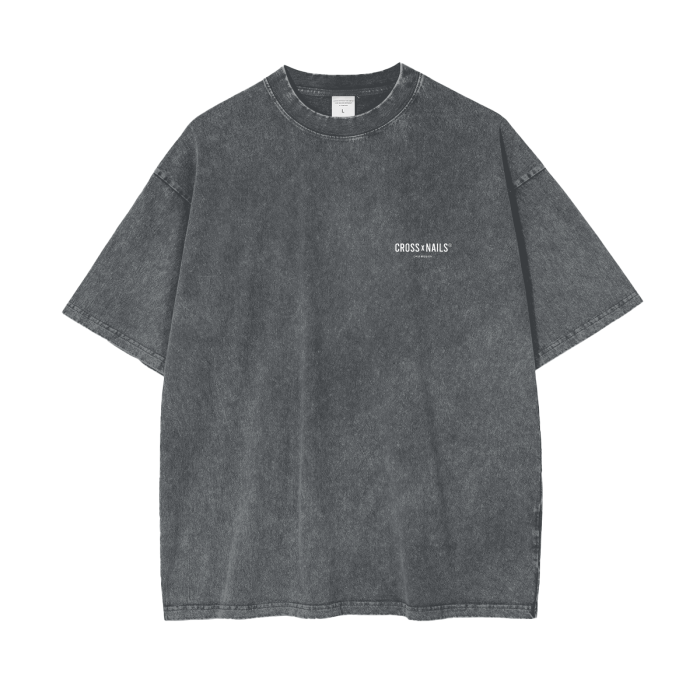 Oversize Snow Washed T-Shirt - Crossxnails Weargood