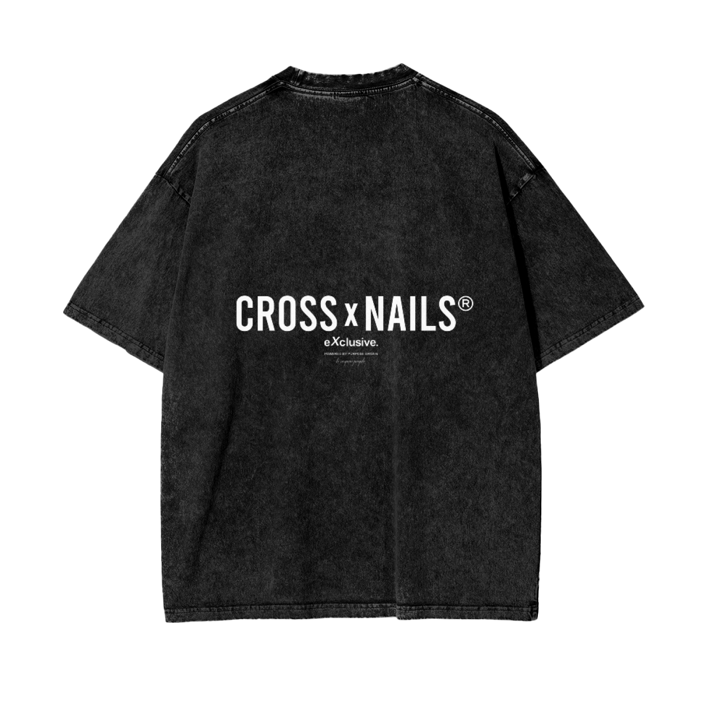 Oversize Snow Washed T-Shirt - Crossxnails Weargood