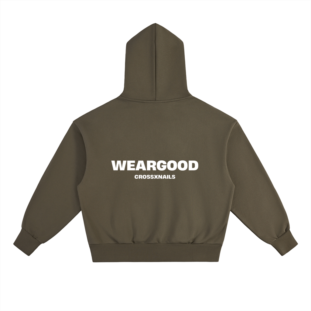 Essential Heavyweight Fleece Hoodie by ODMPOD