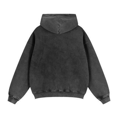 X Zip-Through Boxy Hoodie