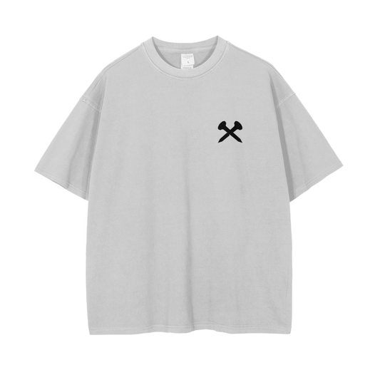 7O7 Vintage Wash Drop Shoulder T-Shirt - Crossxnails Weargood