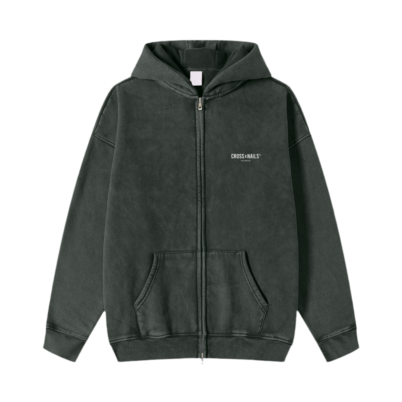 Crossxnails Zip-Through Hoodie