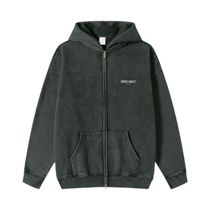 Crossxnails Zip-Through Hoodie