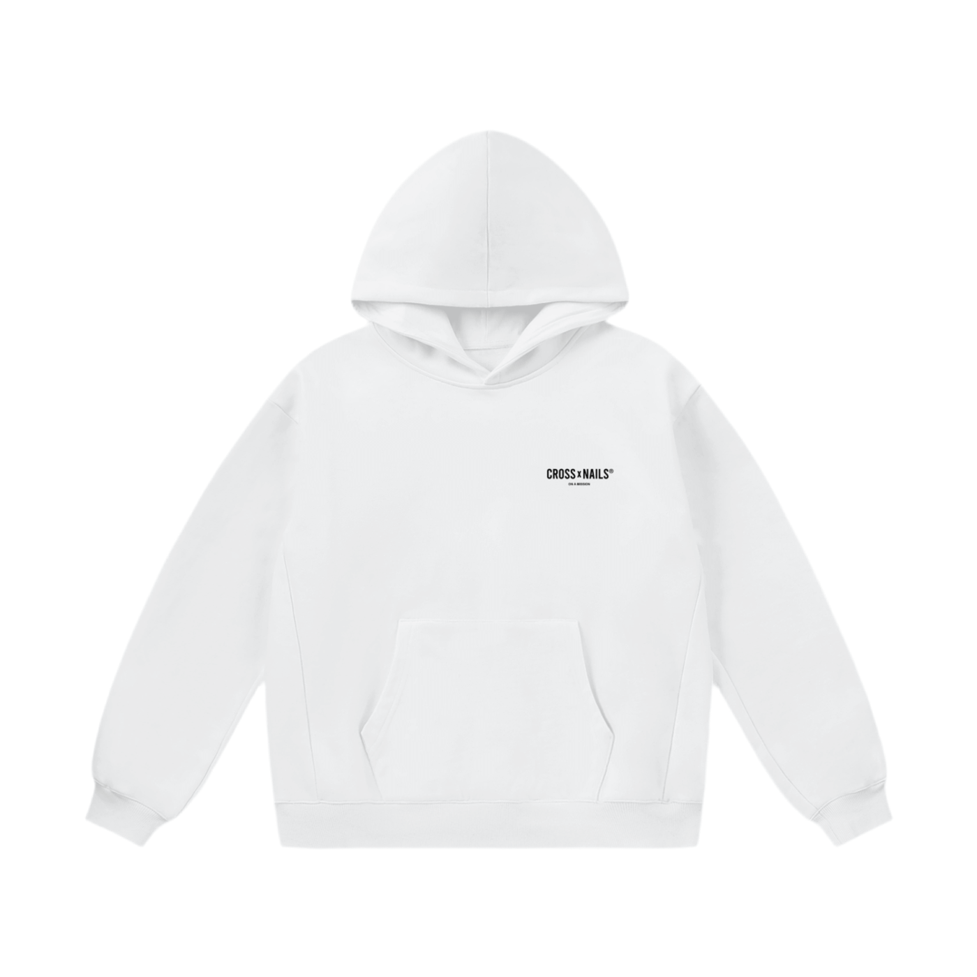 Crossxnails Oversized Streetwear Hoodie - Crossxnails Weargood
