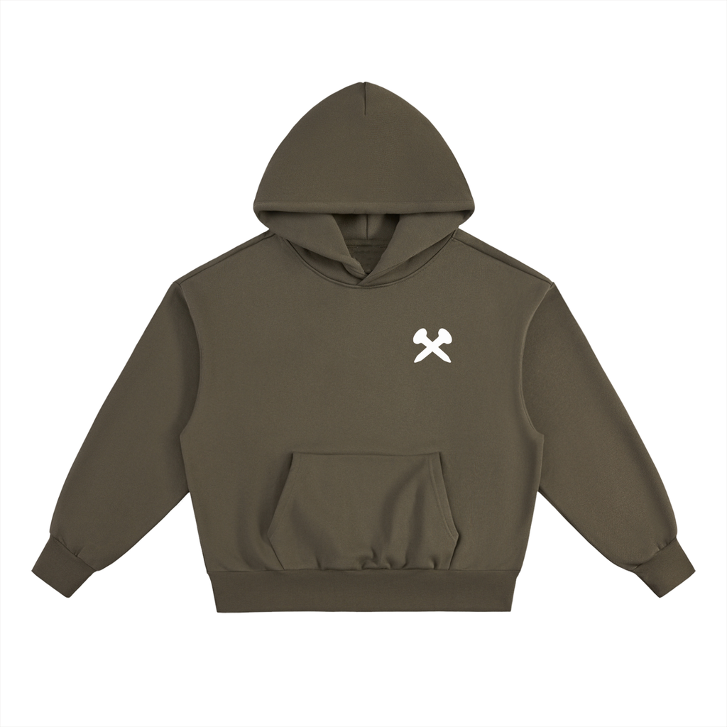 Essential Heavyweight Fleece Hoodie by ODMPOD