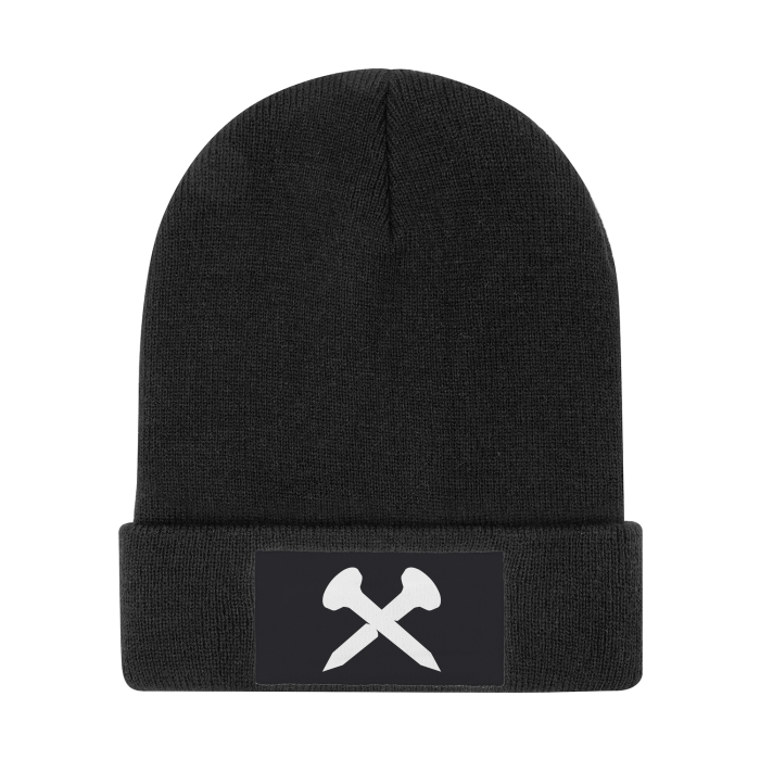 Streetwear Custom High-quality Knit Beanie - Crossxnails Weargood Black Beauty / ONE SIZE ODMPOD