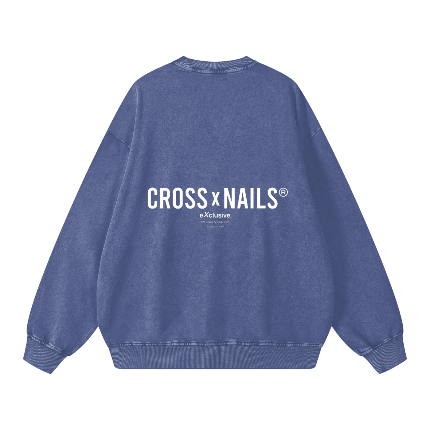 Crossxnails Vintage Wash Sweatshirt - Crossxnails Weargood