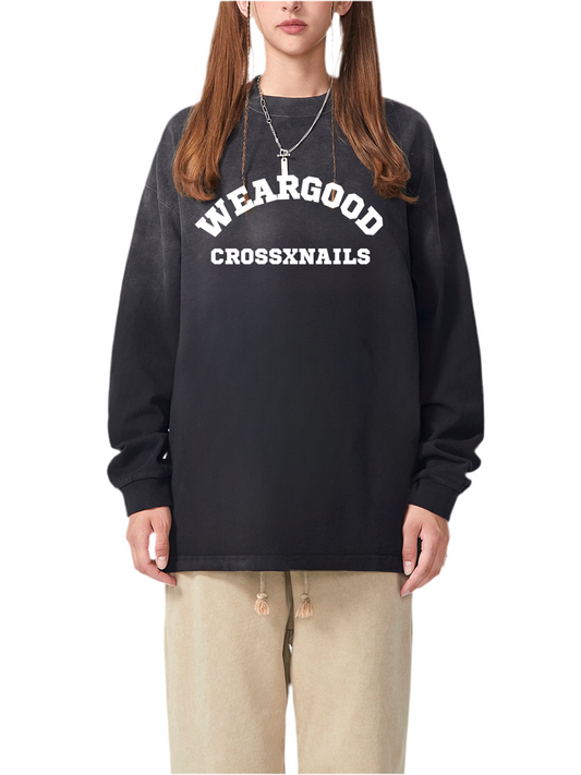 Crossxnails Weargood Oversize Sweatshirt - Crossxnails Weargood