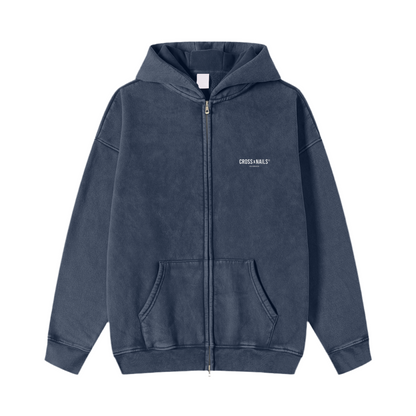 Crossxnails Zip-Through Hoodie