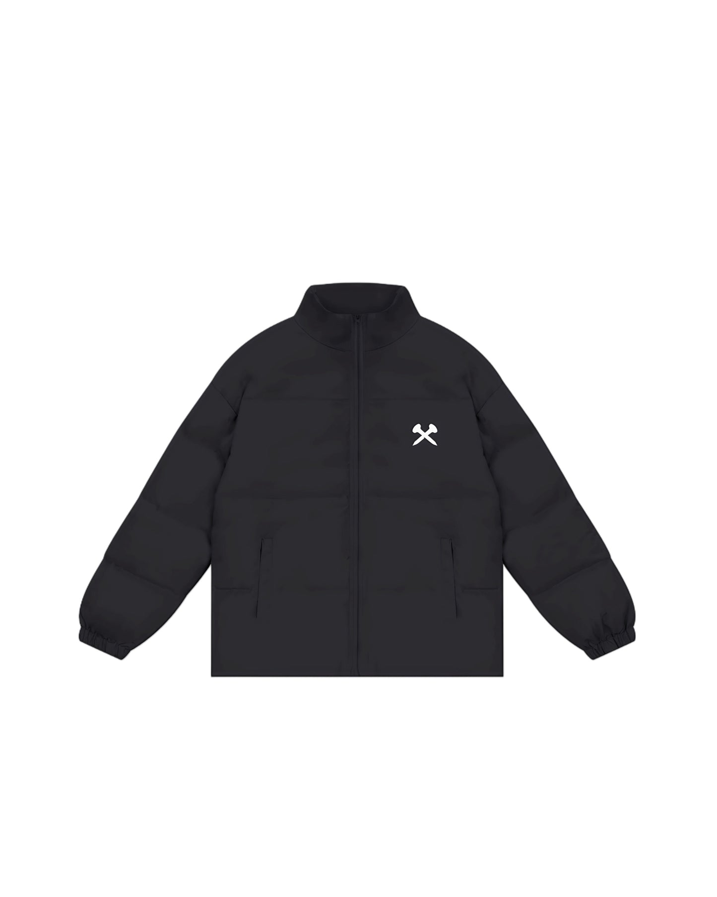 Crossxnails Zipper Puffer Jacket