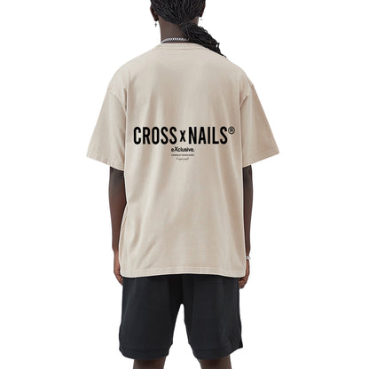 Crossxnails Acid Wash Oversize T-shirt