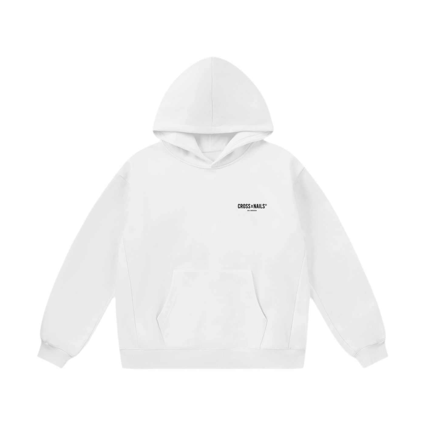 Crossxnails Oversized Streetwear Hoodie - Crossxnails Weargood