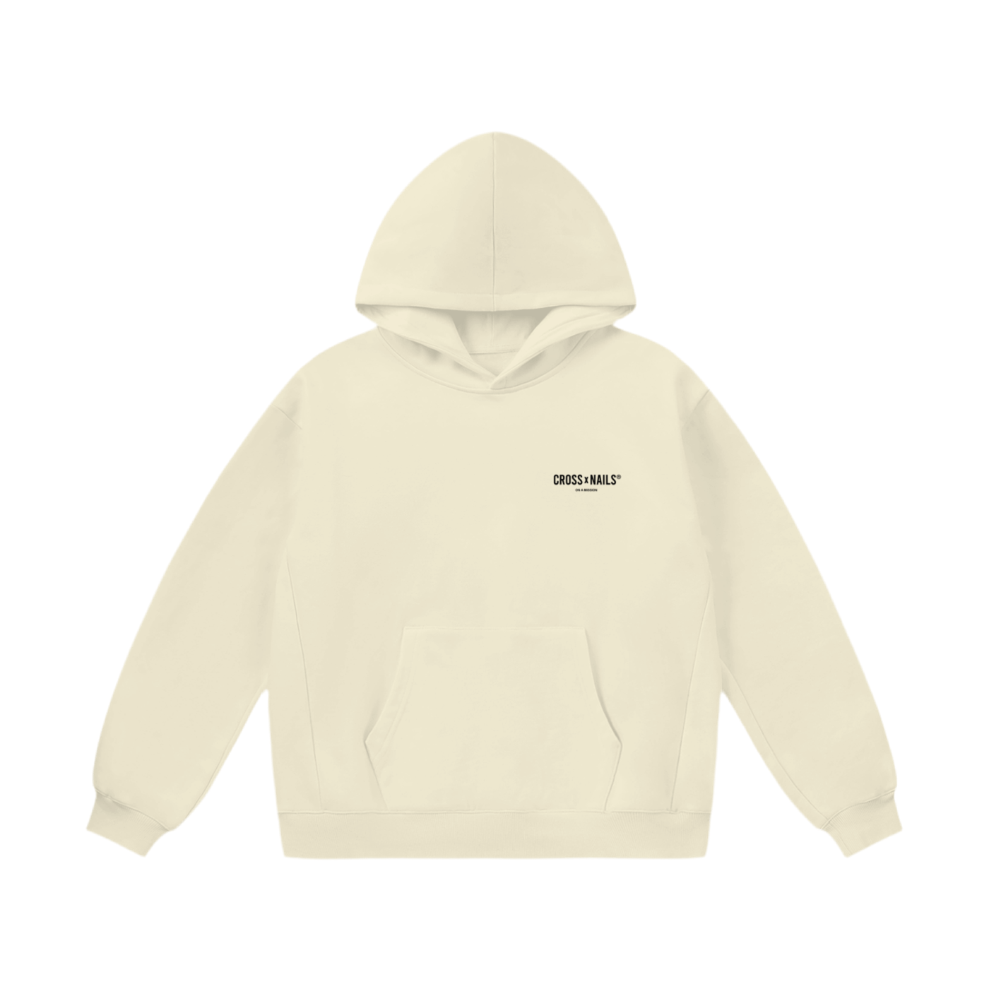 Crossxnails Oversized Streetwear Hoodie - Crossxnails Weargood