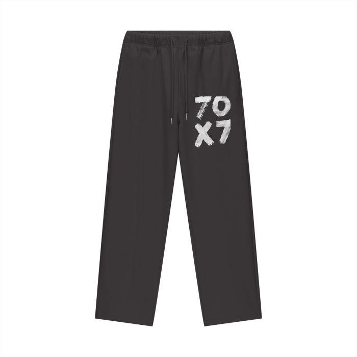 7O7 FLEECE STRAIGHT PANTS - CROSSXNAILS Weargood  