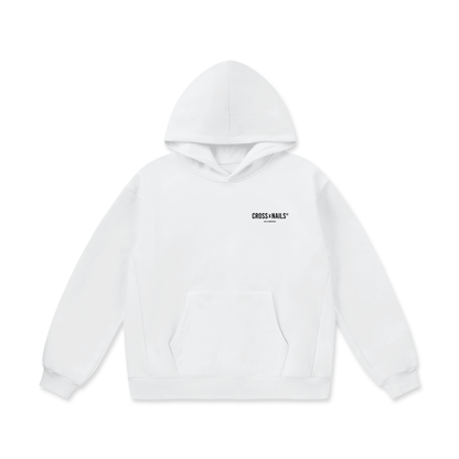 CROSSXNAILS OVERSIZE FLEECE HOODIE - CROSSXNAILS Weargood  