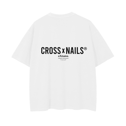 CROSSXNAILS VINTAGE WASH DROP SHOULDER T-SHIRT - CROSSXNAILS Weargood  