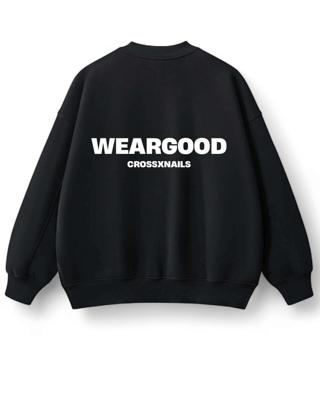 Crossxnails Fleece Side Slit Crewneck by Crossxnails Weargood