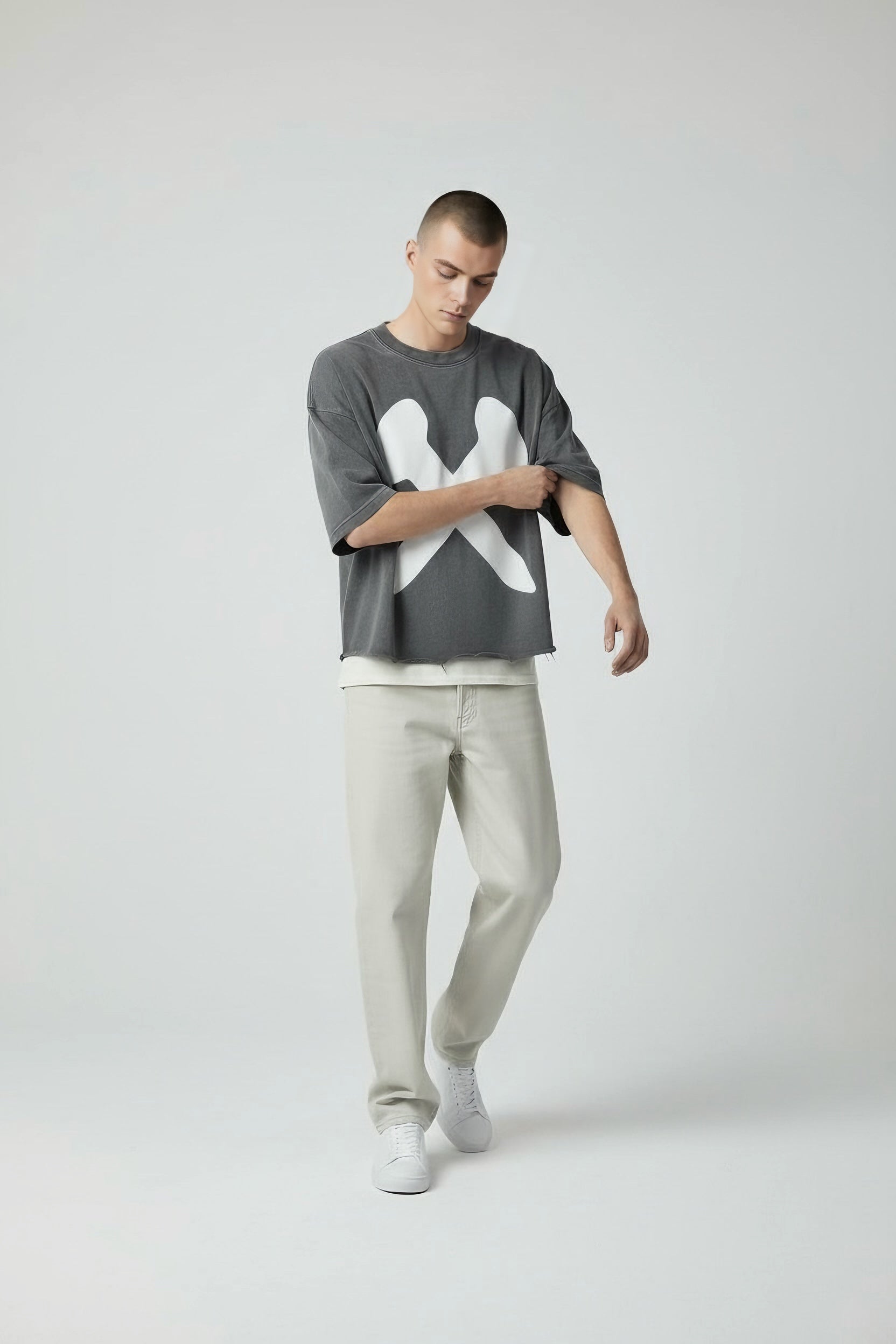 Crossxnails Tribulation Boxy T-shirt by Crossxnails Weargood