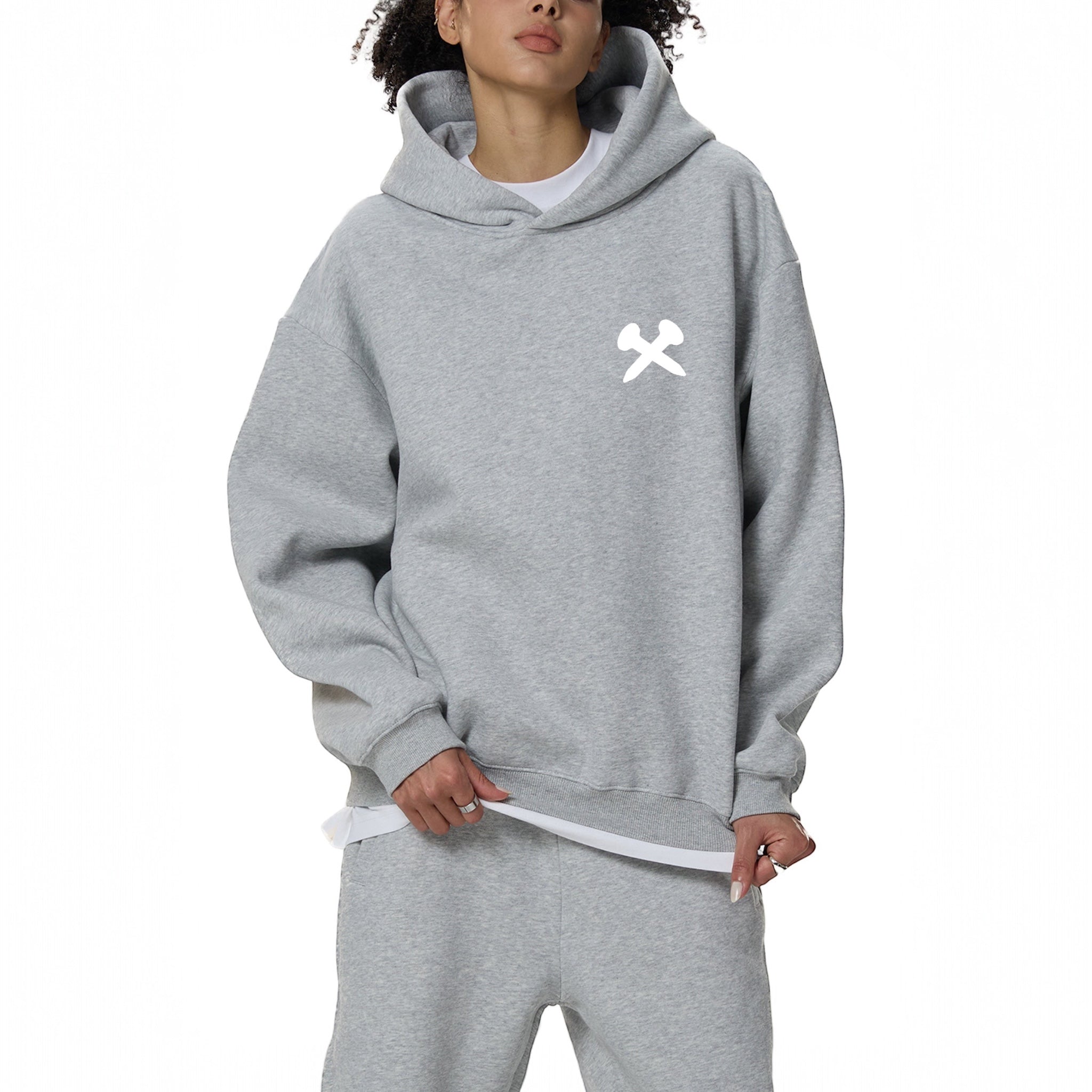 Crossxnails Boxy Fleece Hoodie