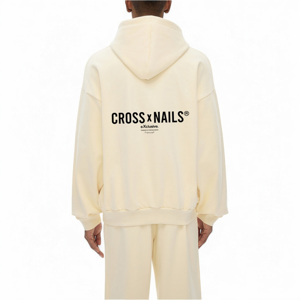 Crossxnails Oversized Hoodie with  Side Pockets - Crossxnails Weargood