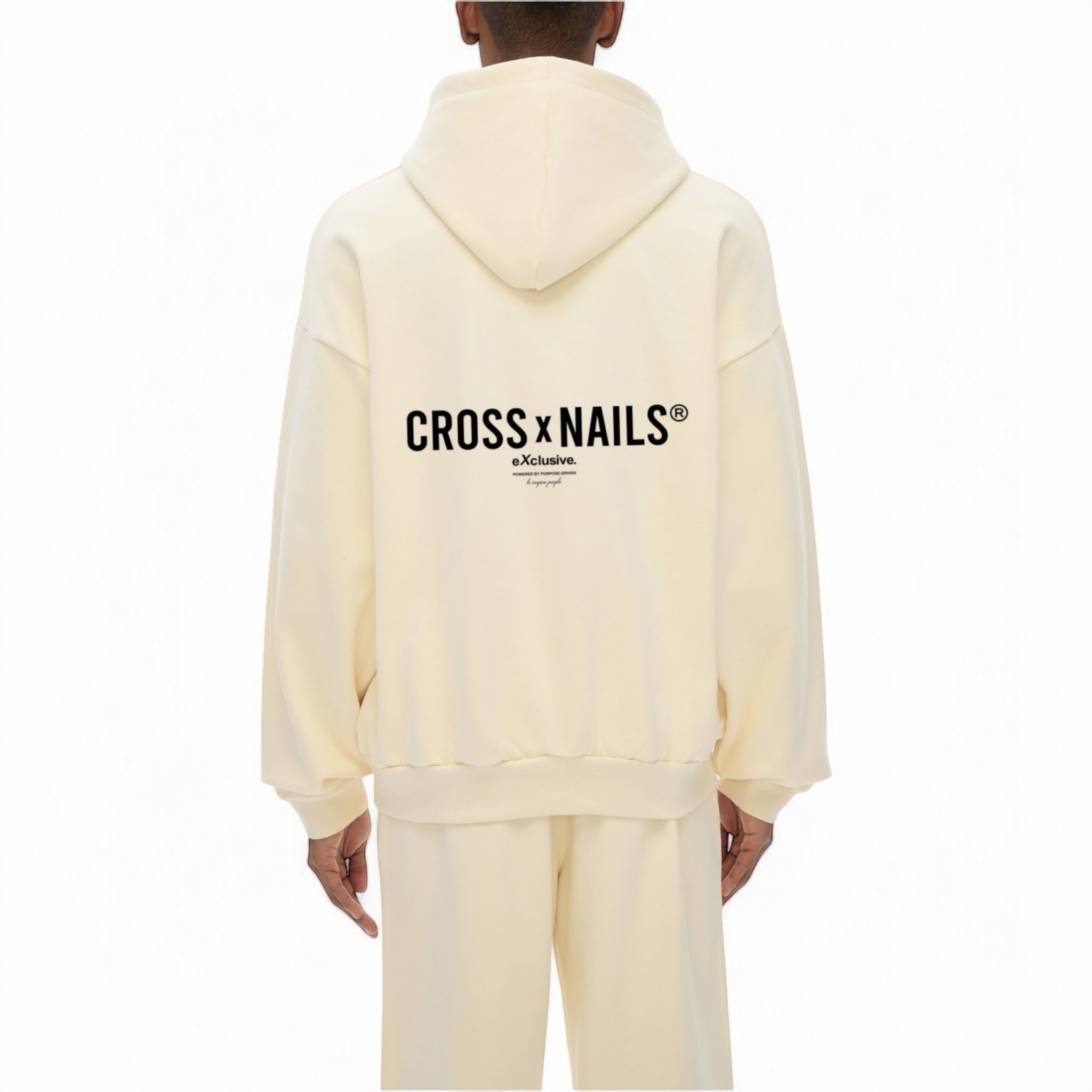 Crossxnails Oversized Hoodie with  Side Pockets - Crossxnails Weargood