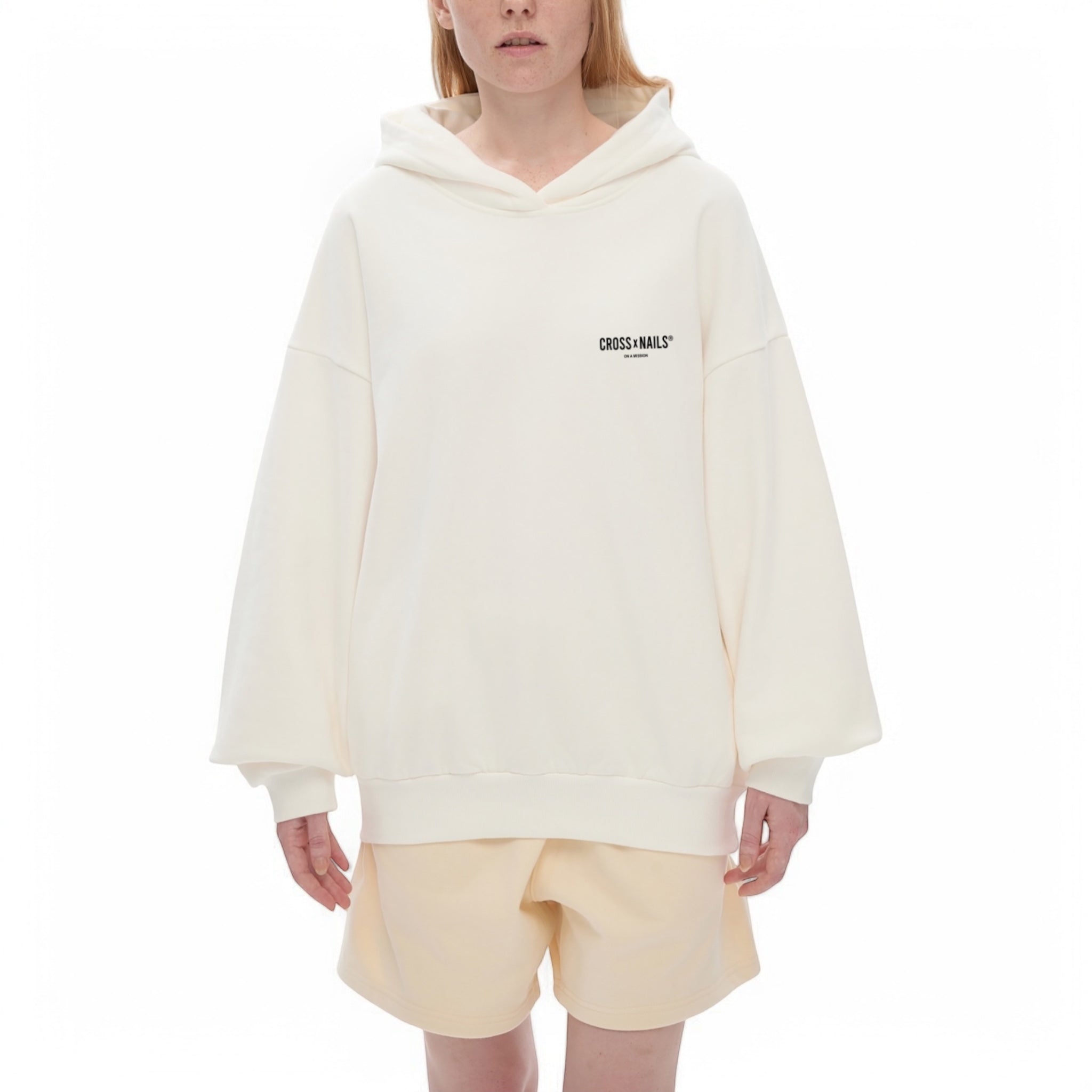 Crossxnails Oversized Hoodie with  Side Pockets - Crossxnails Weargood