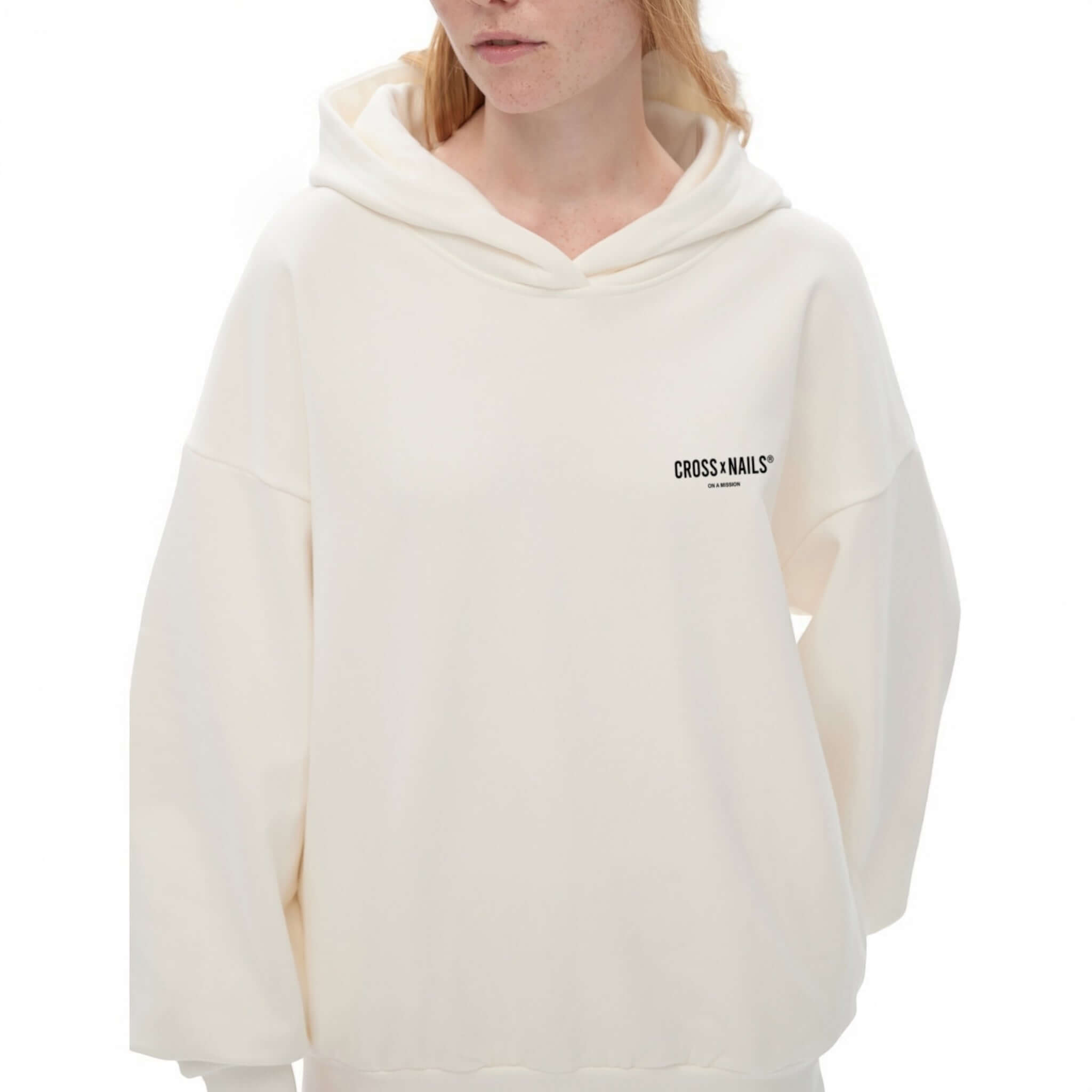 Crossxnails Oversized Hoodie with  Side Pockets - Crossxnails Weargood