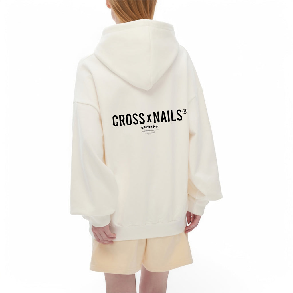Crossxnails Oversized Hoodie with  Side Pockets - Crossxnails Weargood