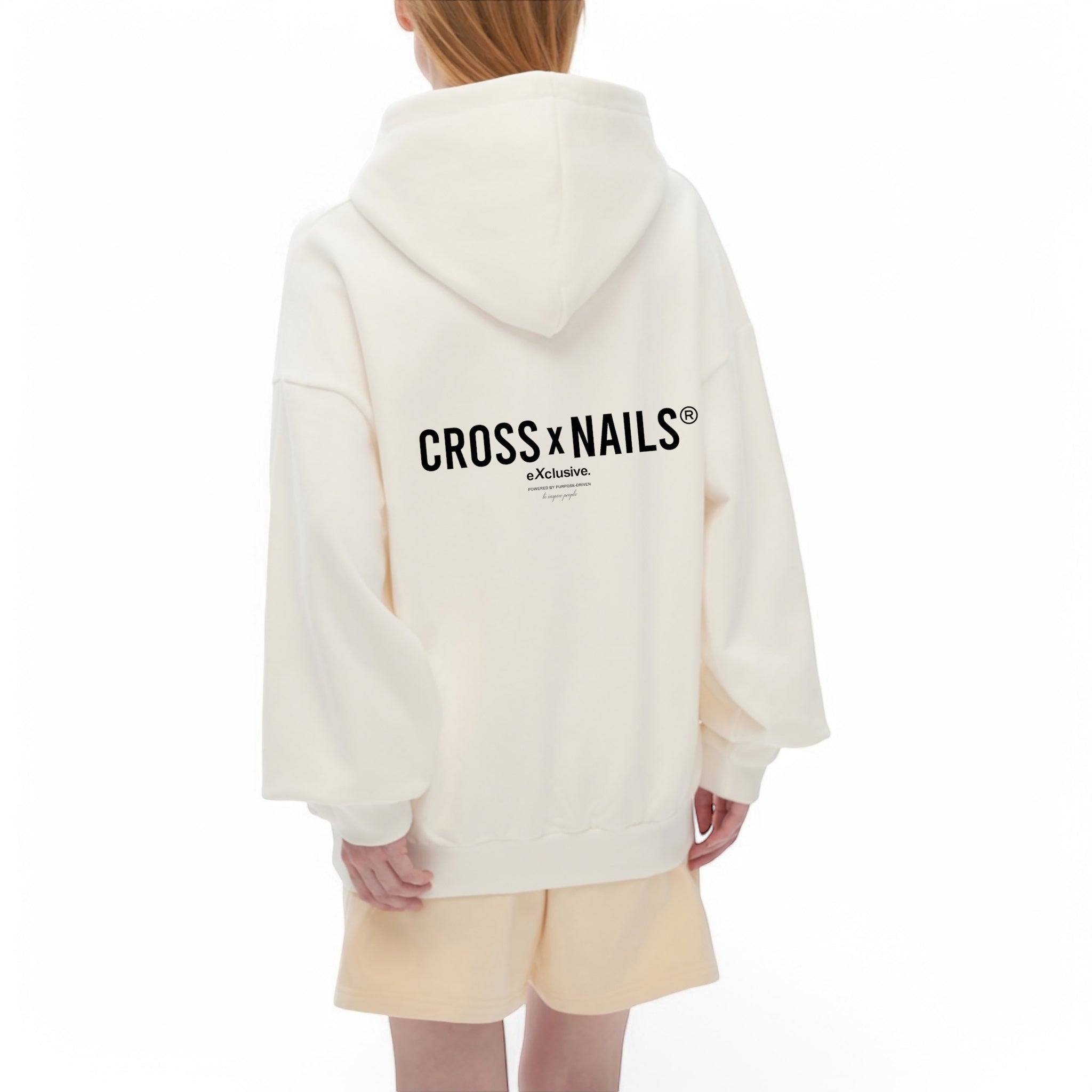 Crossxnails Oversized Hoodie with  Side Pockets - Crossxnails Weargood