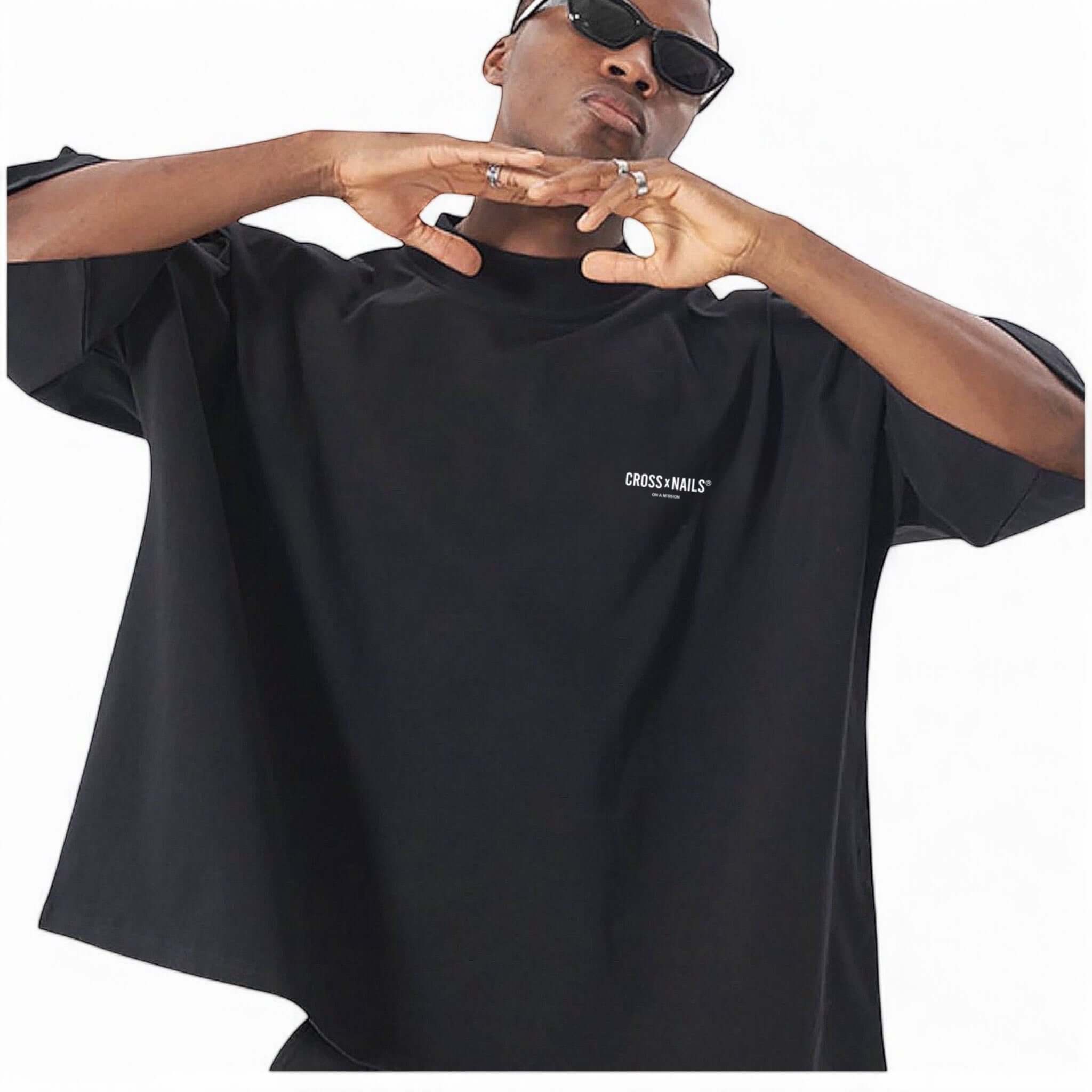 Crossxnails Oversize Boxy Tee - Crossxnails Weargood