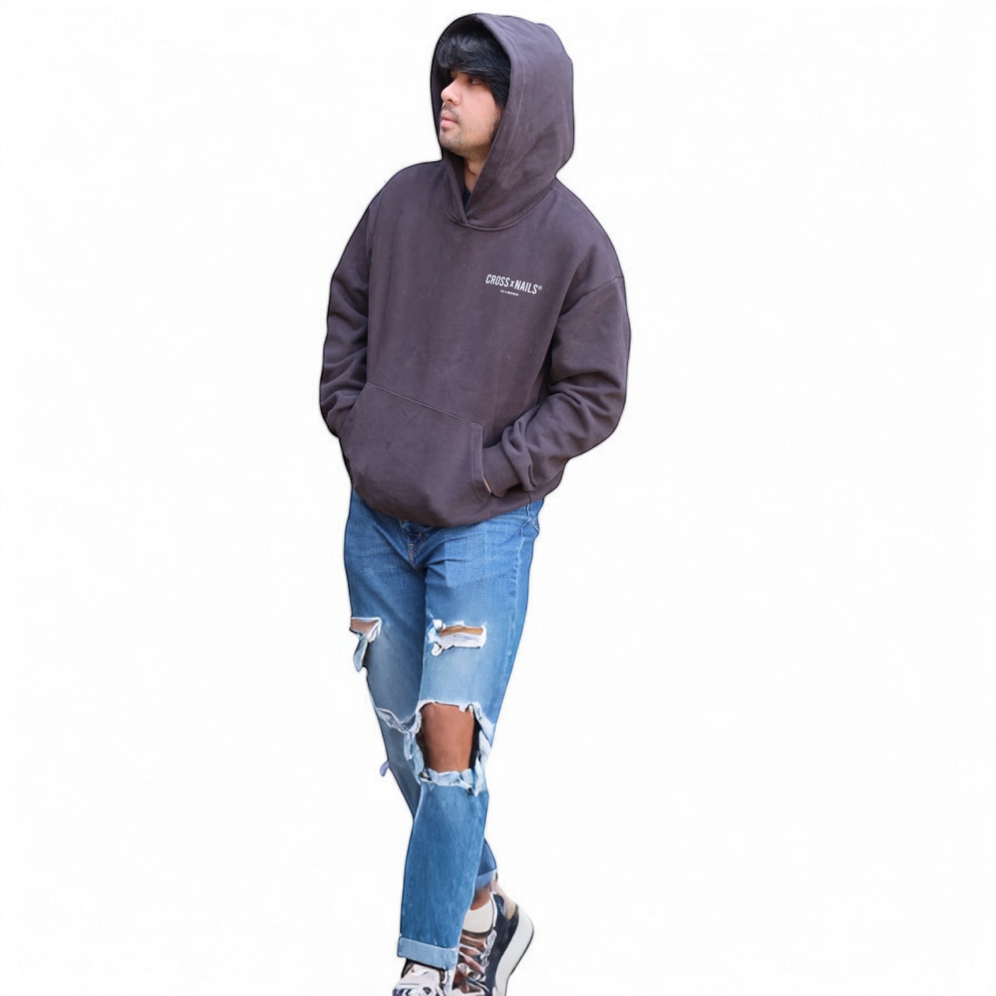 Xclusive Oversize Fleece Hoodie - Crossxnails Weargood