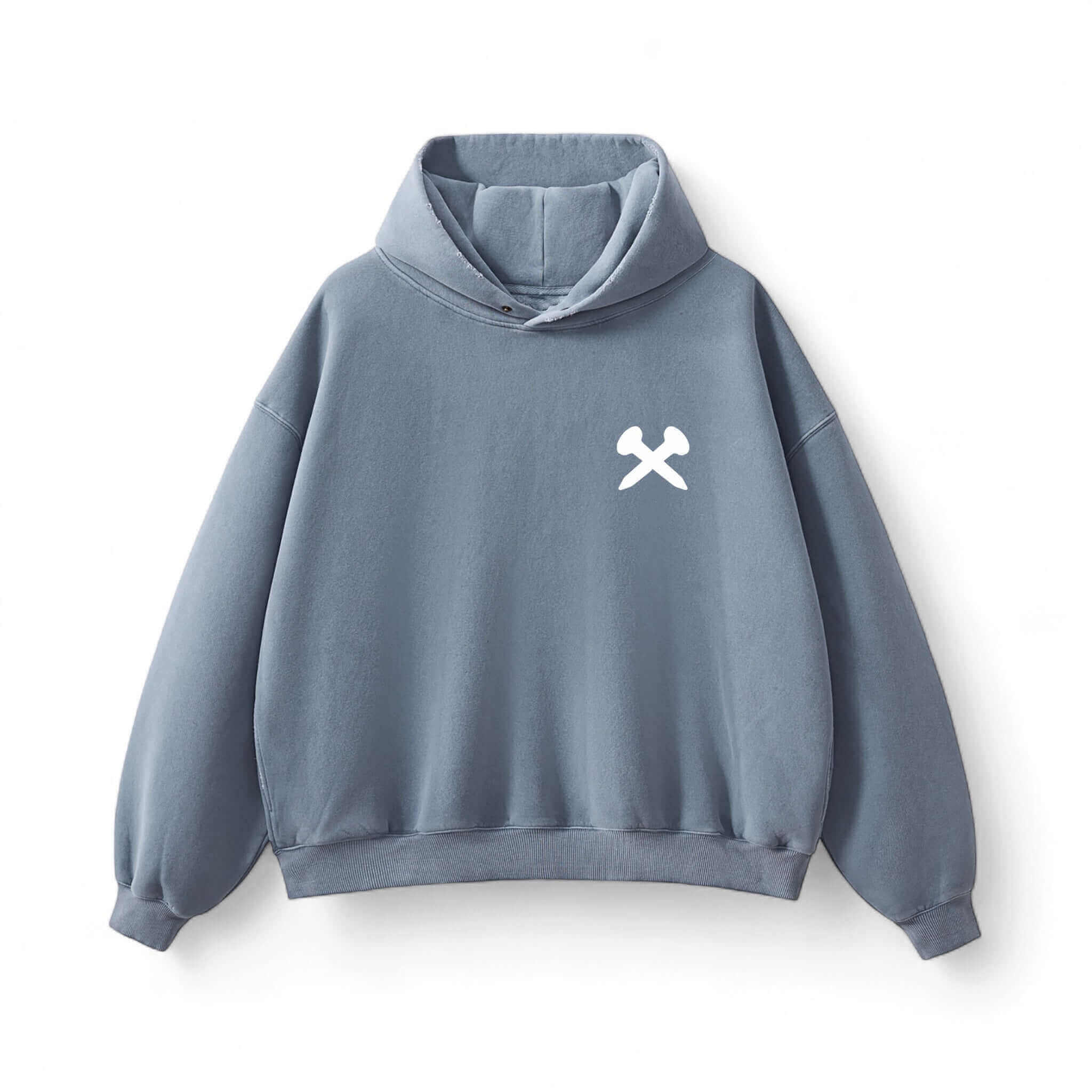 Crossxnails Oversized Washed Hoodie
