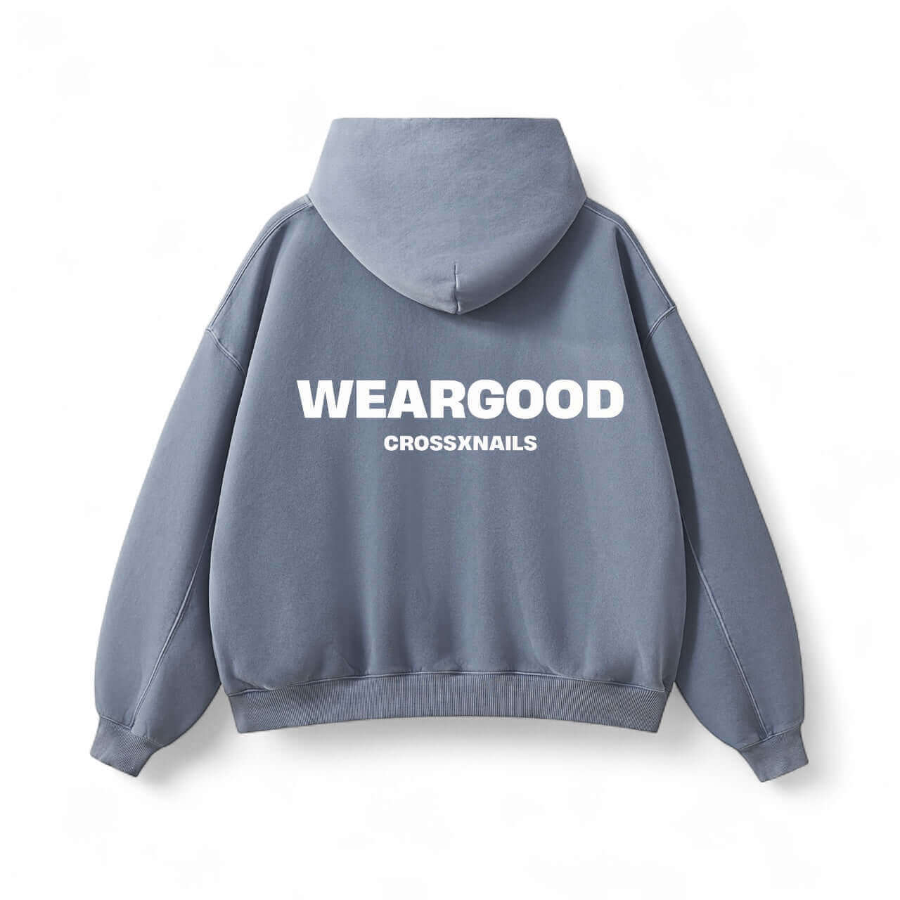 Crossxnails Oversized Washed Hoodie