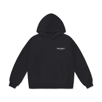 CROSSXNAILS HEAVYWEIGHT OVERSIZED FLEECE HOODIE - CROSSXNAILS Weargood  