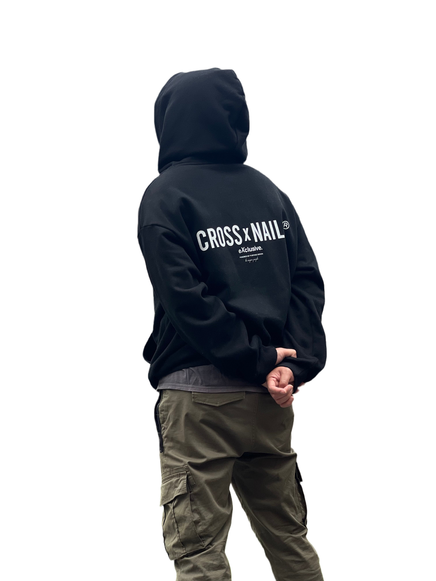 CROSSXNAILS HEAVYWEIGHT OVERSIZED FLEECE HOODIE - CROSSXNAILS Weargood  