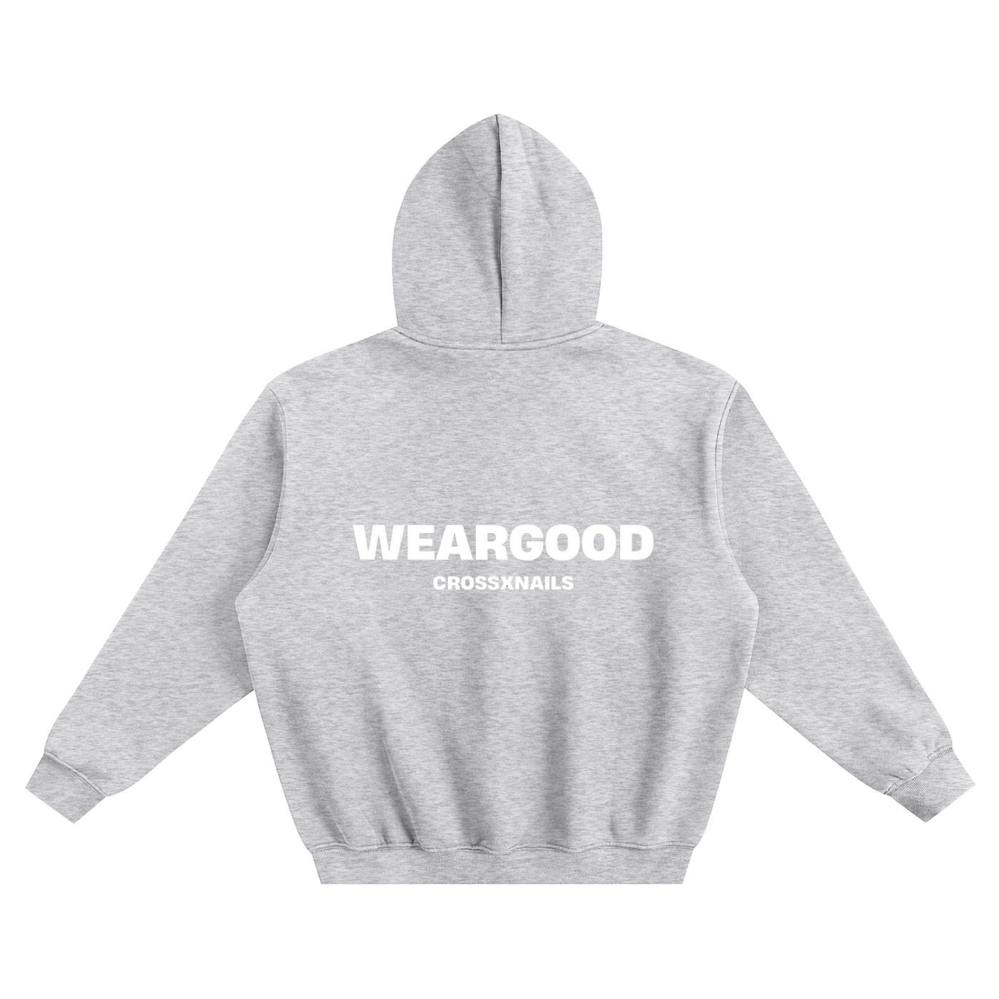 Crossxnails Fleeced Boxy Hoodie
