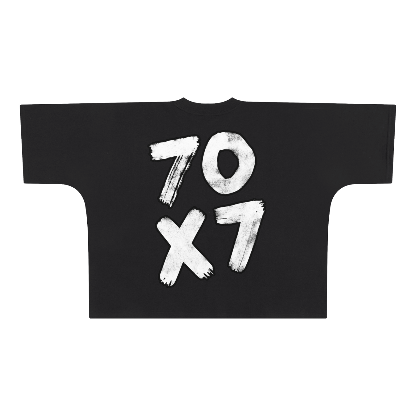 7O7 Oversized Boxy T-Shirt - Crossxnails Weargood