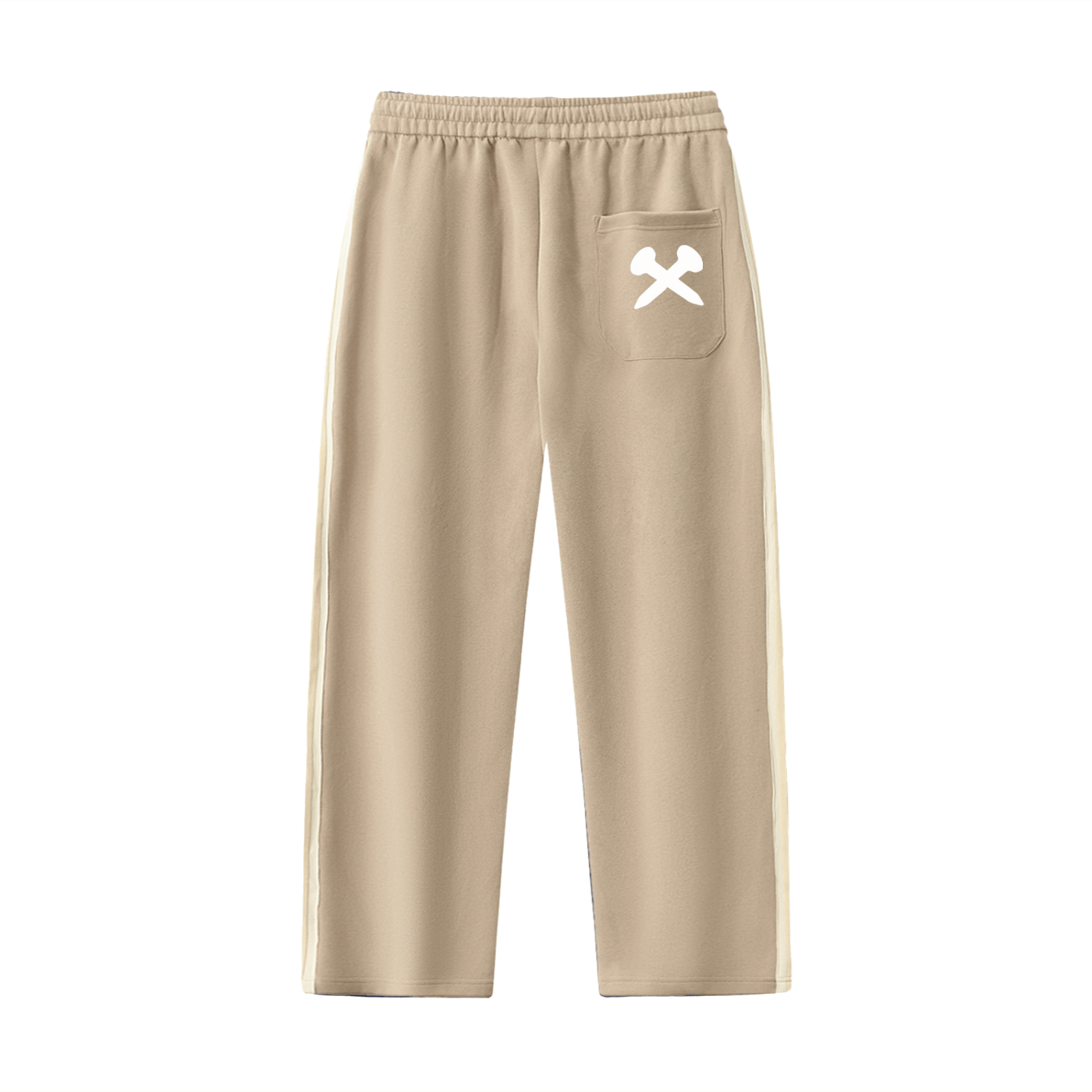 Crossxnails Straight Leg Joggers with Side Stripe by Crossxnails Weargood