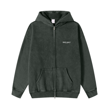 Crossxnails Zip-Through Hoodie - Crossxnails Weargood